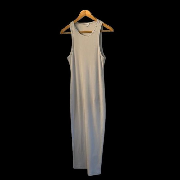 JAMES PERSE Ribbed Tank Bodycon Dress, Size 2 (medium) light Blue, NWOT Display - Picture 2 of 12